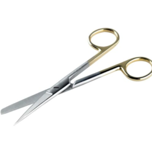 Tungsten Carbide Dressing Scissors – Blunt/Sharp Straight – 15cm